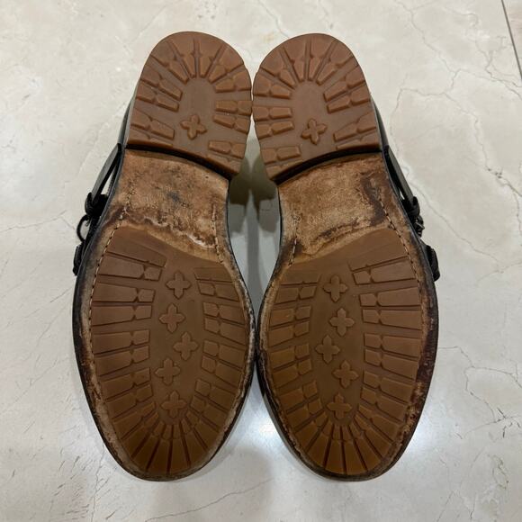 $1195 Value Black Valentino Garavani Double Monk Strap Shoes - Picture 5 of 11